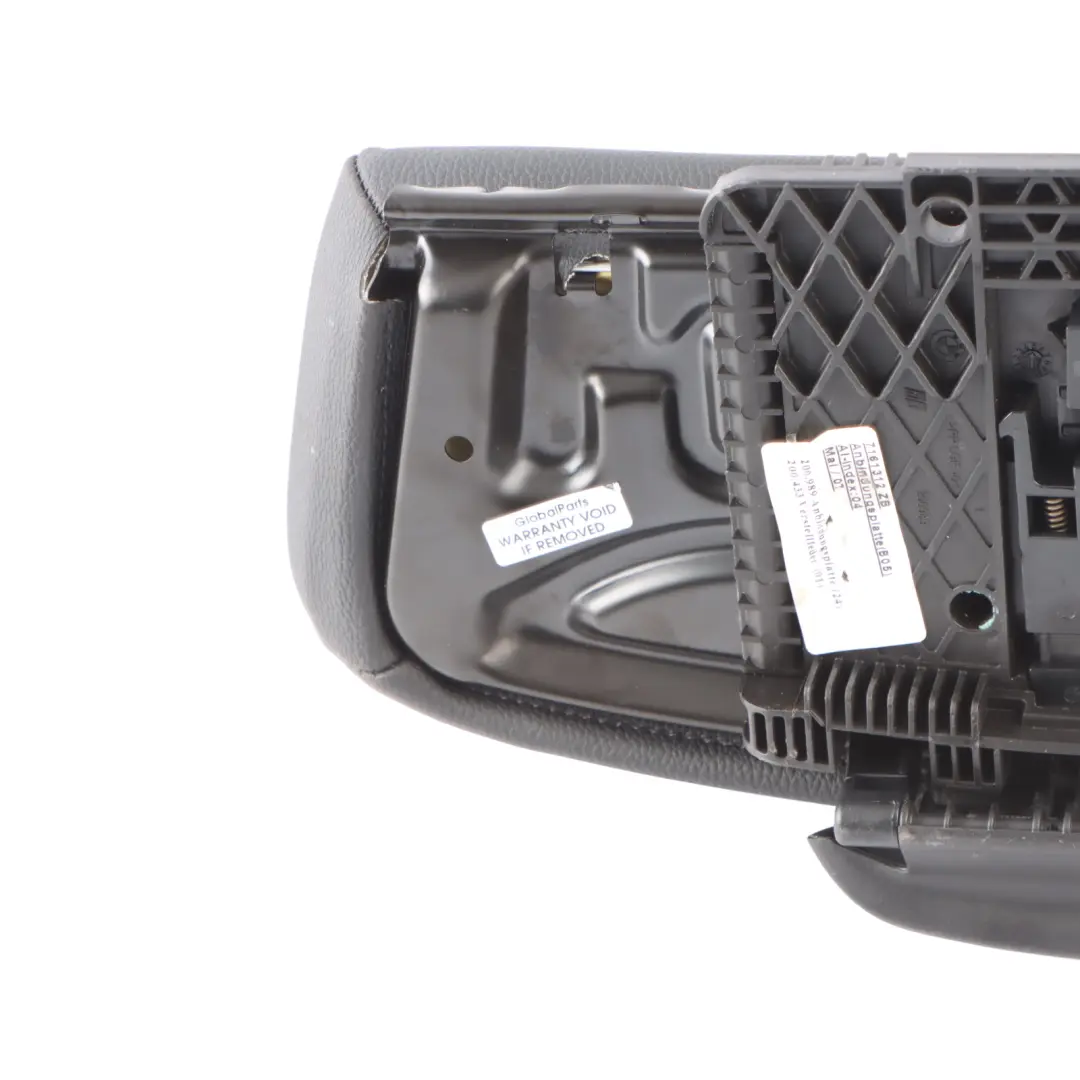 BMW 1 E87 Sports Front Seat Thigh Support Carrier Leather Boston Black
