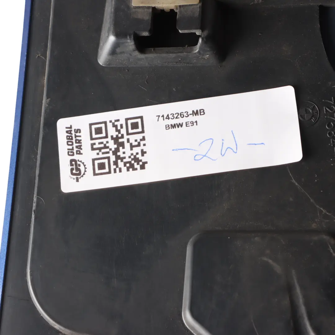 BMW E91 Touring Rear Spoiler Boot Trunk Lid Black Monaco Blue B35 7143263