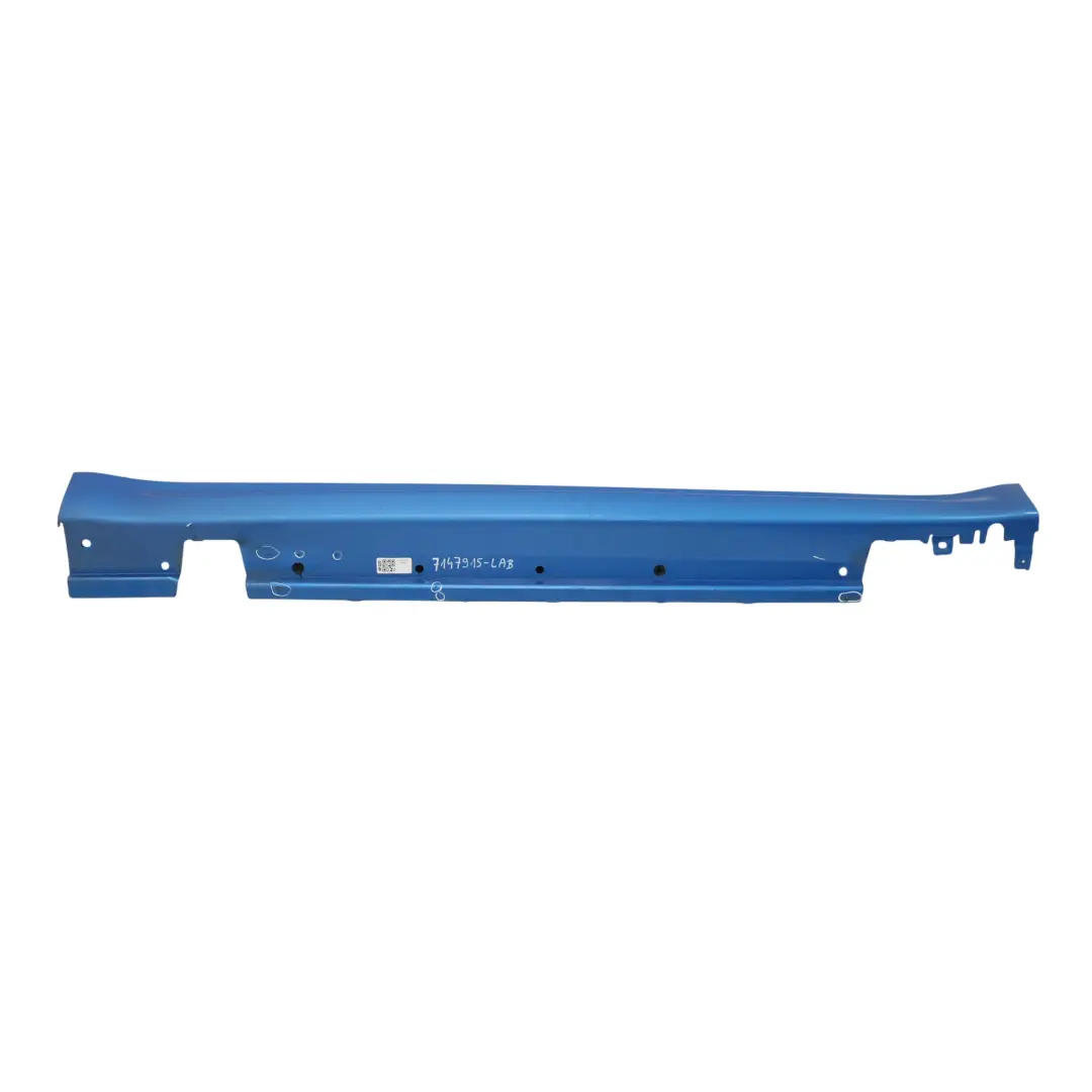Mini R56 Side Skirt Cover JCW Left N/S Sill Trim Laser Blue Metallic - A59
