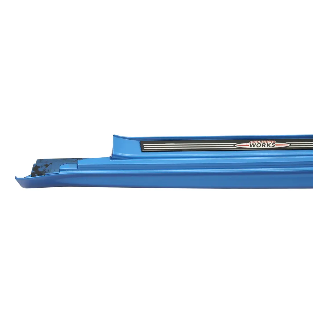 Mini R56 Side Skirt Cover JCW Left N/S Sill Trim Laser Blue Metallic - A59