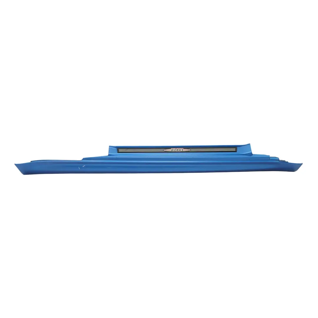 Mini R56 Side Skirt Right O/S Cooper S Door Sill Trim Laser Blue Metallic - A59