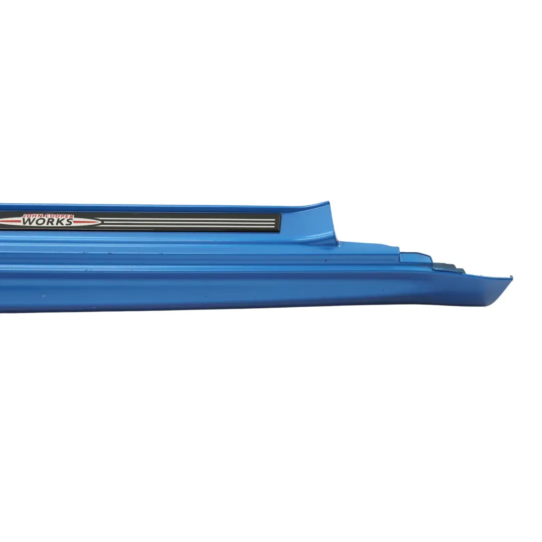 Mini R56 Side Skirt Right O/S Cooper S Door Sill Trim Laser Blue Metallic - A59