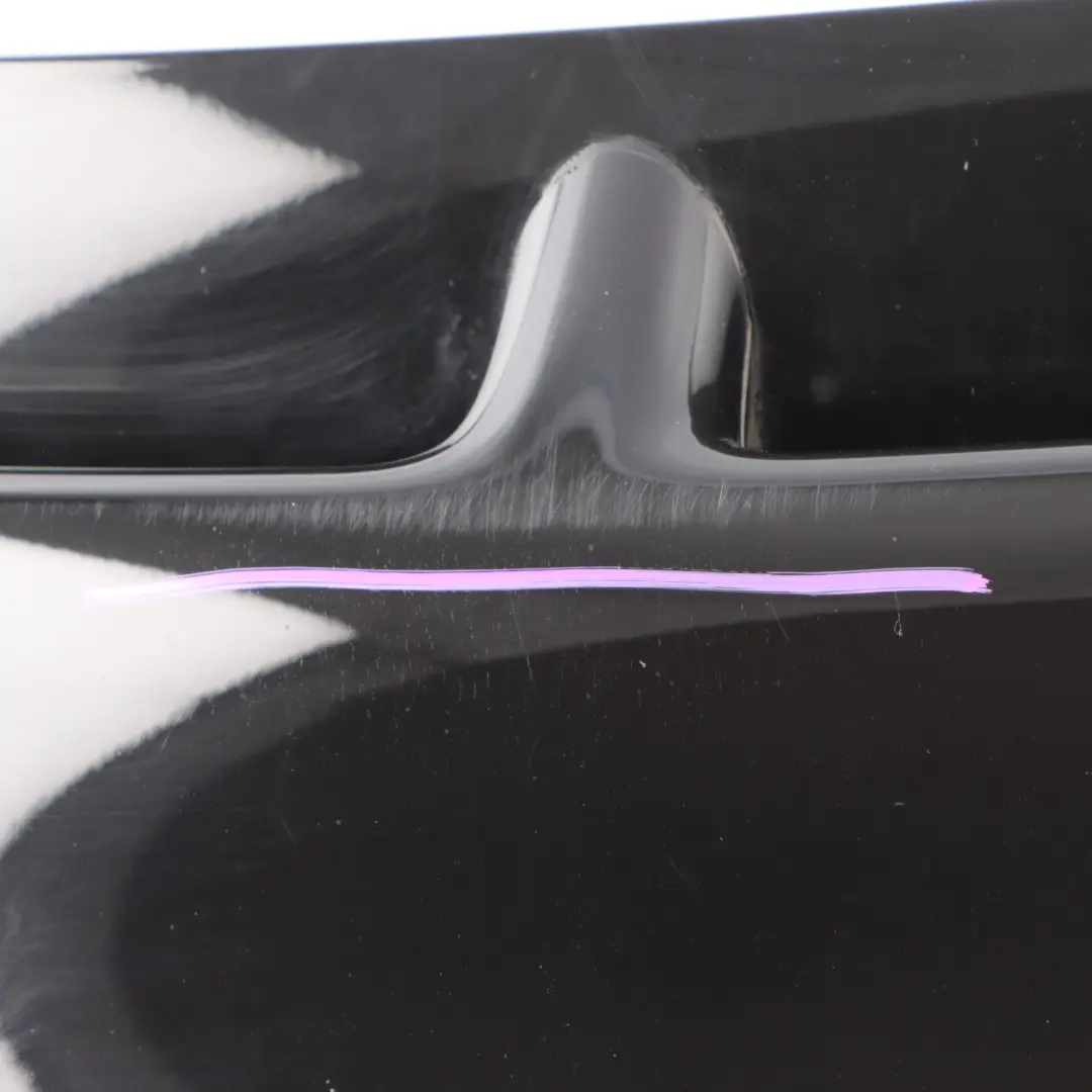 Mini R56 Cooper S Rear Tailgate Boot Trunk Lid Spoiler Trim Black 7148914