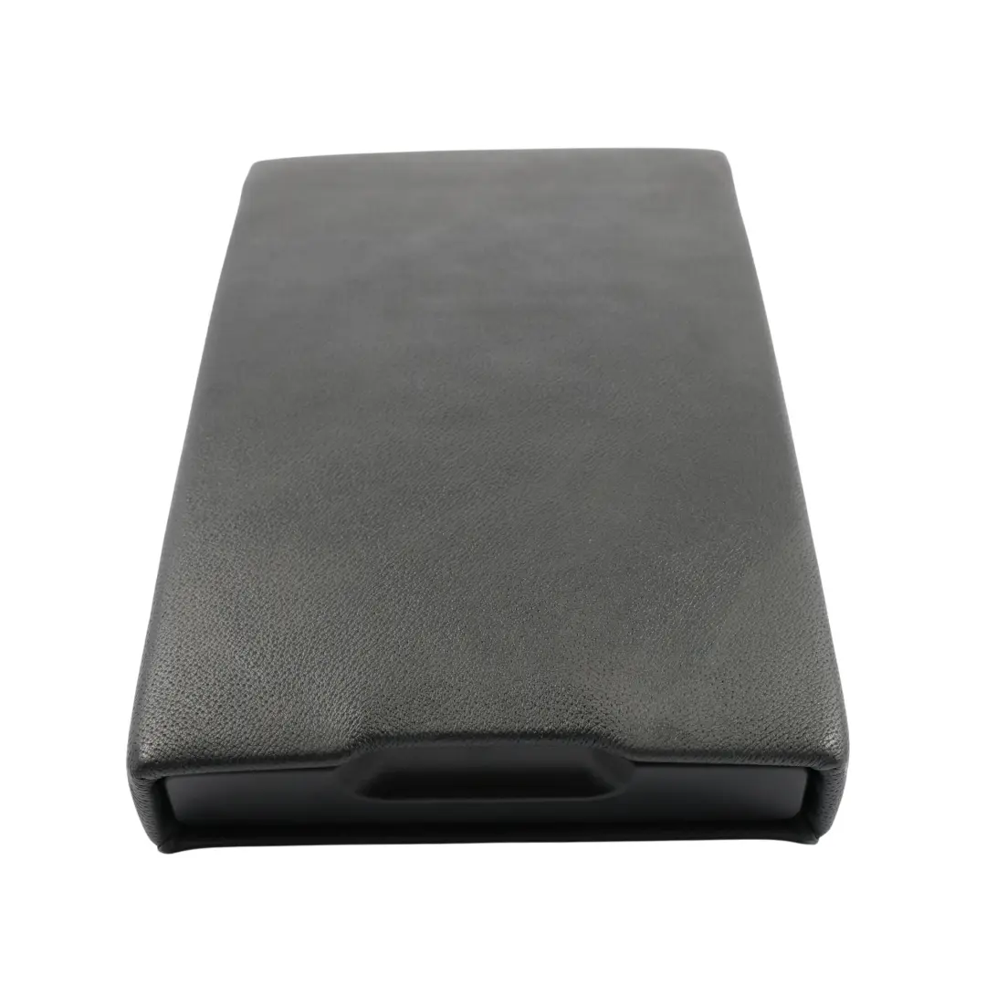 Rear Center Armrest BMW E90 E91 E92 Seat Backrest Leather cup Holder Black