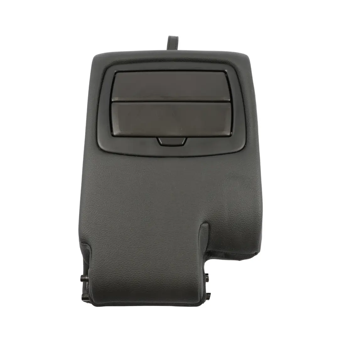 BMW X5 E70 Consola Apoyabrazos Asiento Trasero Portavasos Moldura Cuero Negro