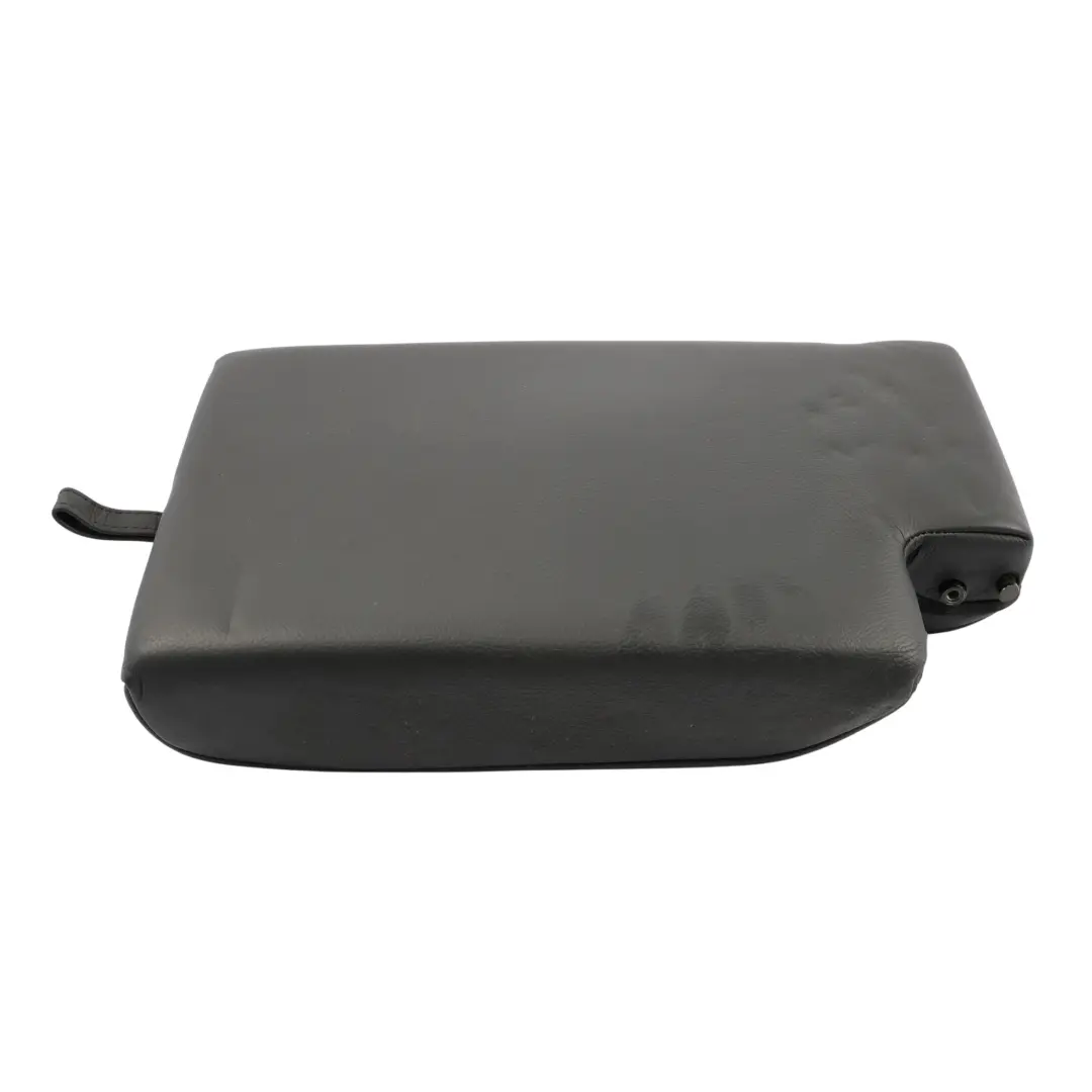 BMW X5 E70 Consola Apoyabrazos Asiento Trasero Portavasos Moldura Cuero Negro