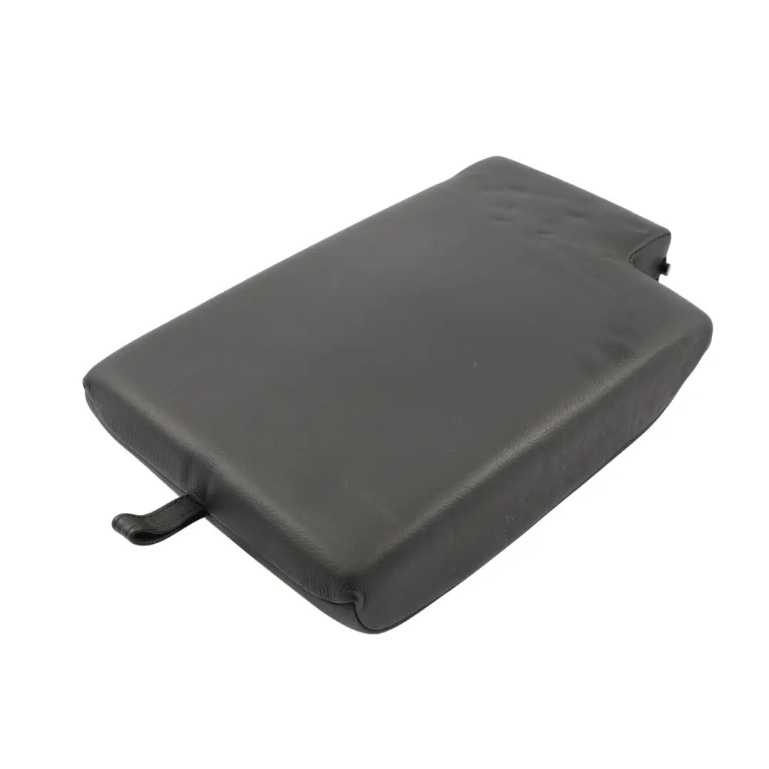 BMW X5 E70 Consola Apoyabrazos Asiento Trasero Portavasos Moldura Cuero Negro