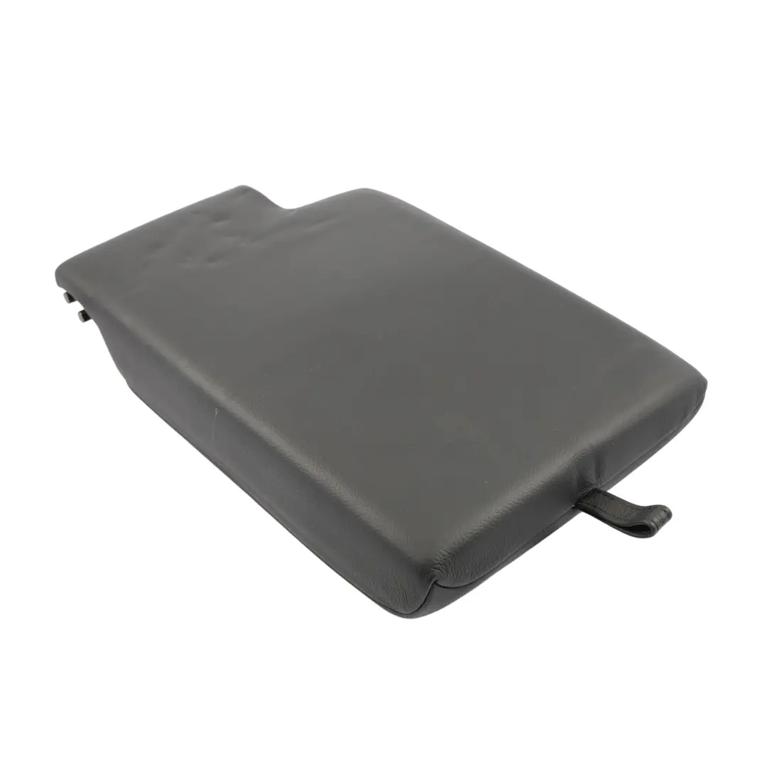 BMW X5 E70 Consola Apoyabrazos Asiento Trasero Portavasos Moldura Cuero Negro