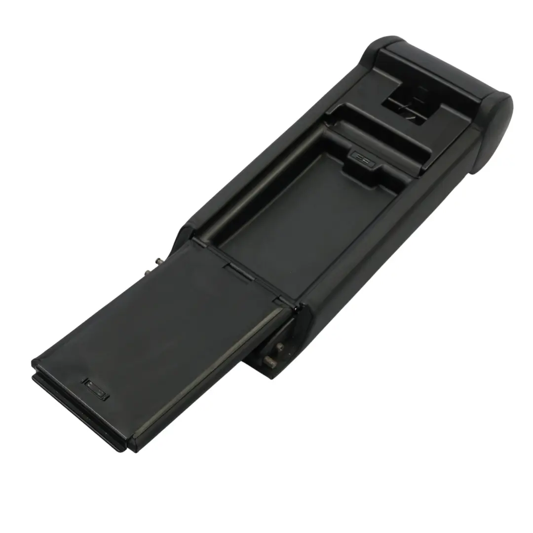 BMW X5 E70 Rear Seat Backrest Centre Armrest Shelf Cup Holder Cloth Black