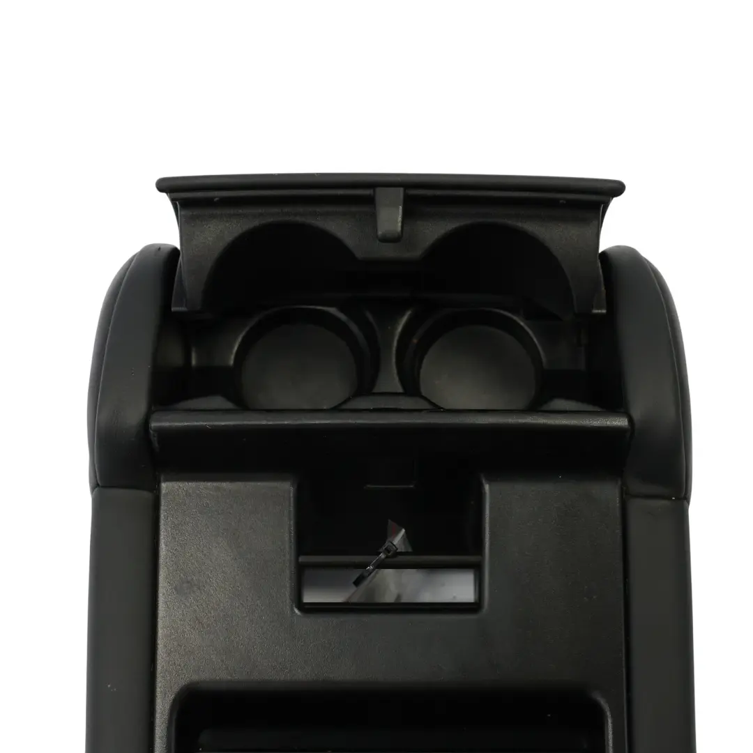 BMW X5 E70 Rear Seat Backrest Centre Armrest Shelf Cup Holder Cloth Black