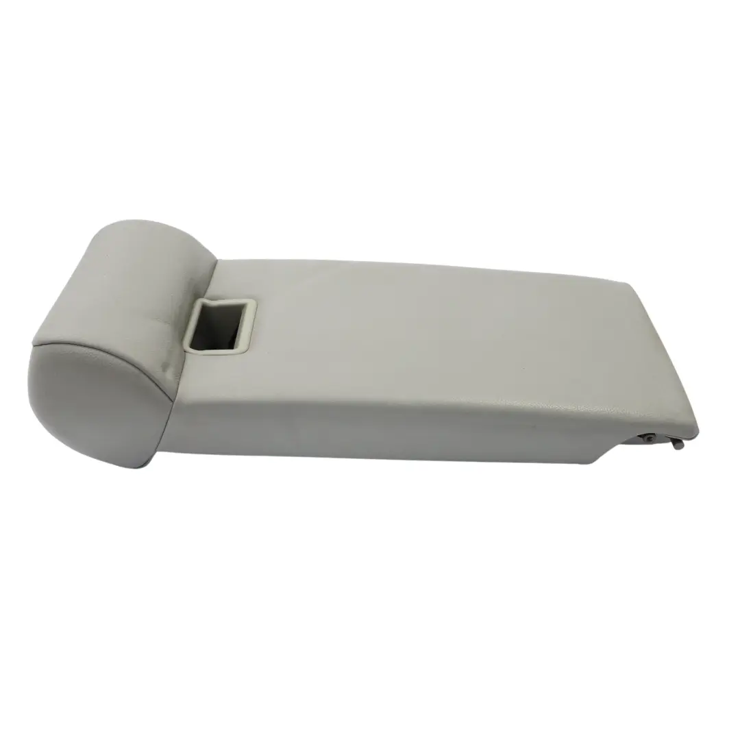 BMW X5 E70 Rear Seat Backrest Centre Armrest Shelf Cup Holder Leather Grey