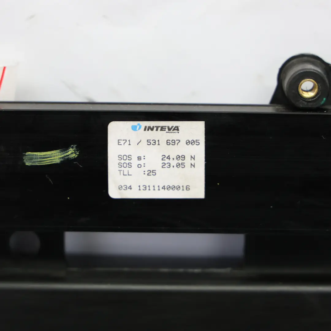 BMW X6 E71 Sunroof Sliding Glass Sun Roof Frame Unit Black Headlining 7189245