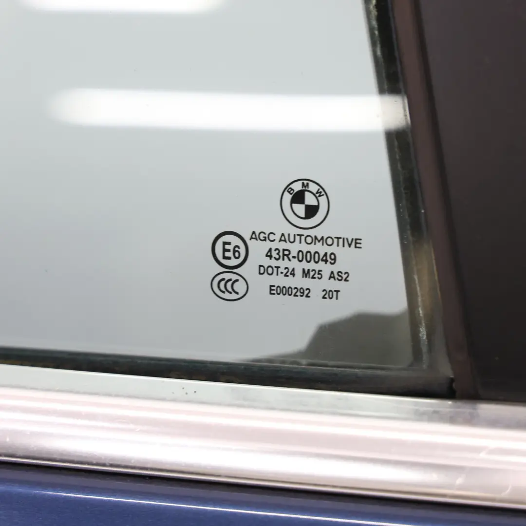 BMW F11 Touring Door Rear Right O/S Tiefseeblau Deep Sea Blue Metallic - A76