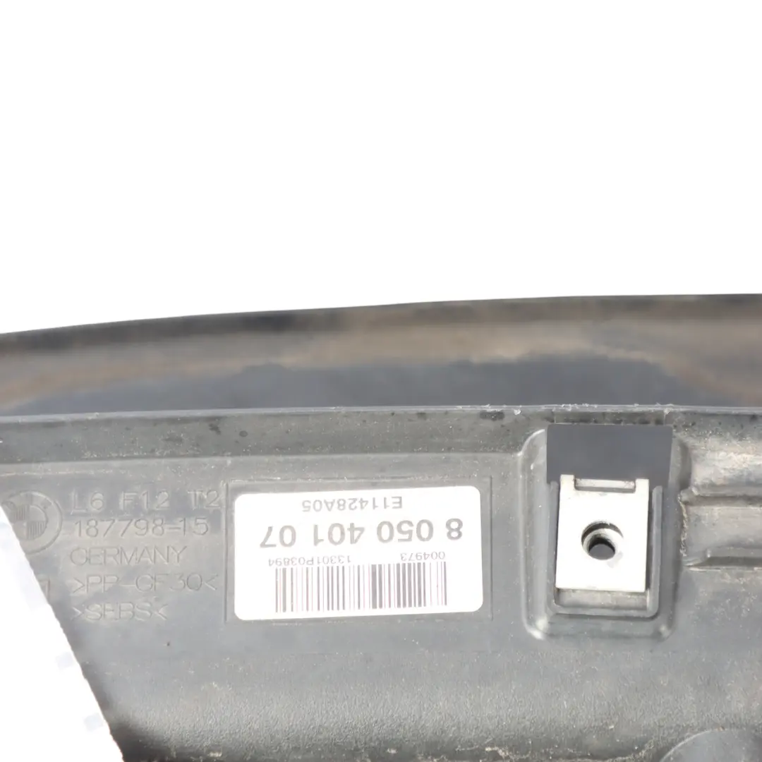 BMW F12 F13 Air Duct Front Slam Panel Air Intake Cover Frame Mount 7211508