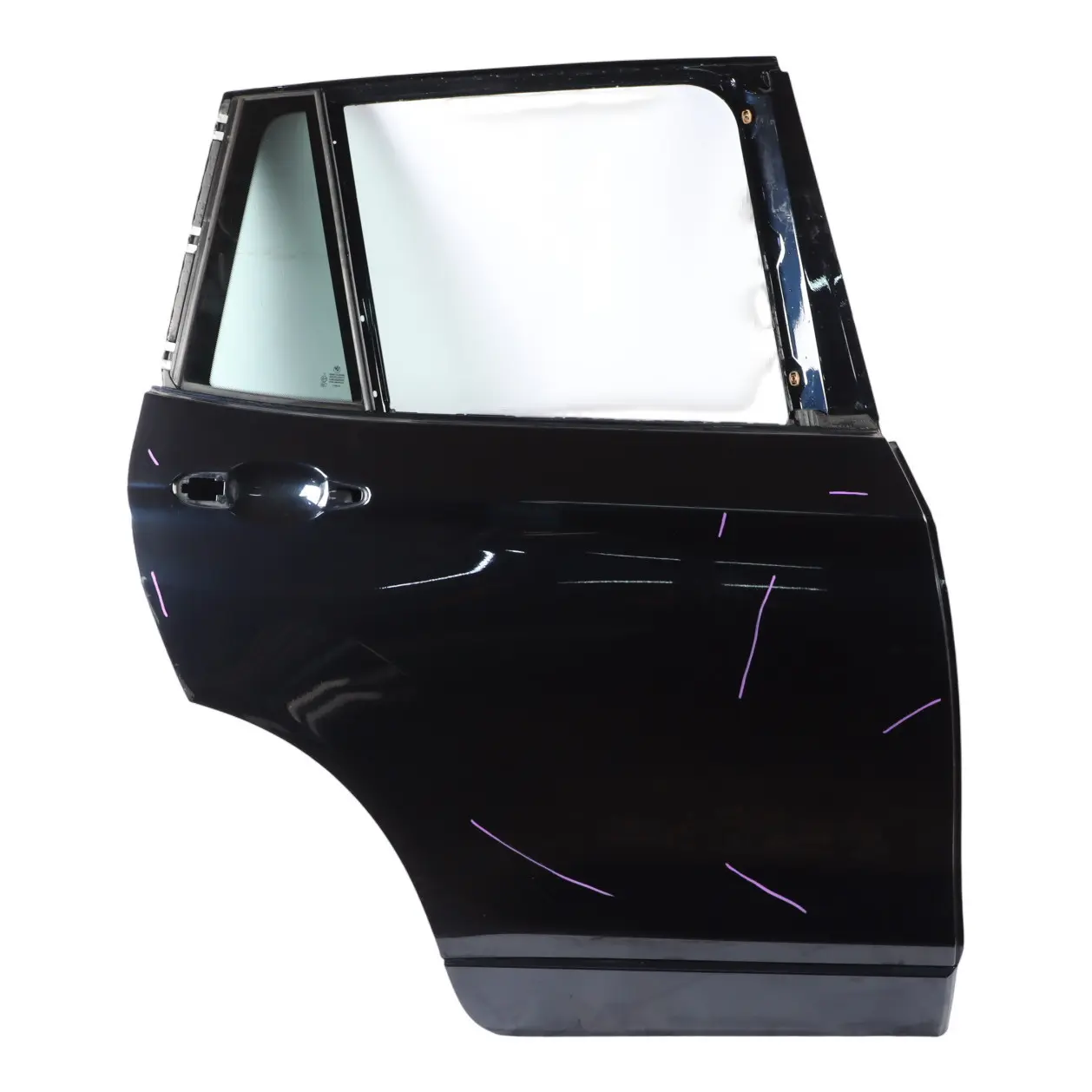 BMW X3 F25 Door Rear Right O/S Carbonschwarz Carbon Black Metallic - 416