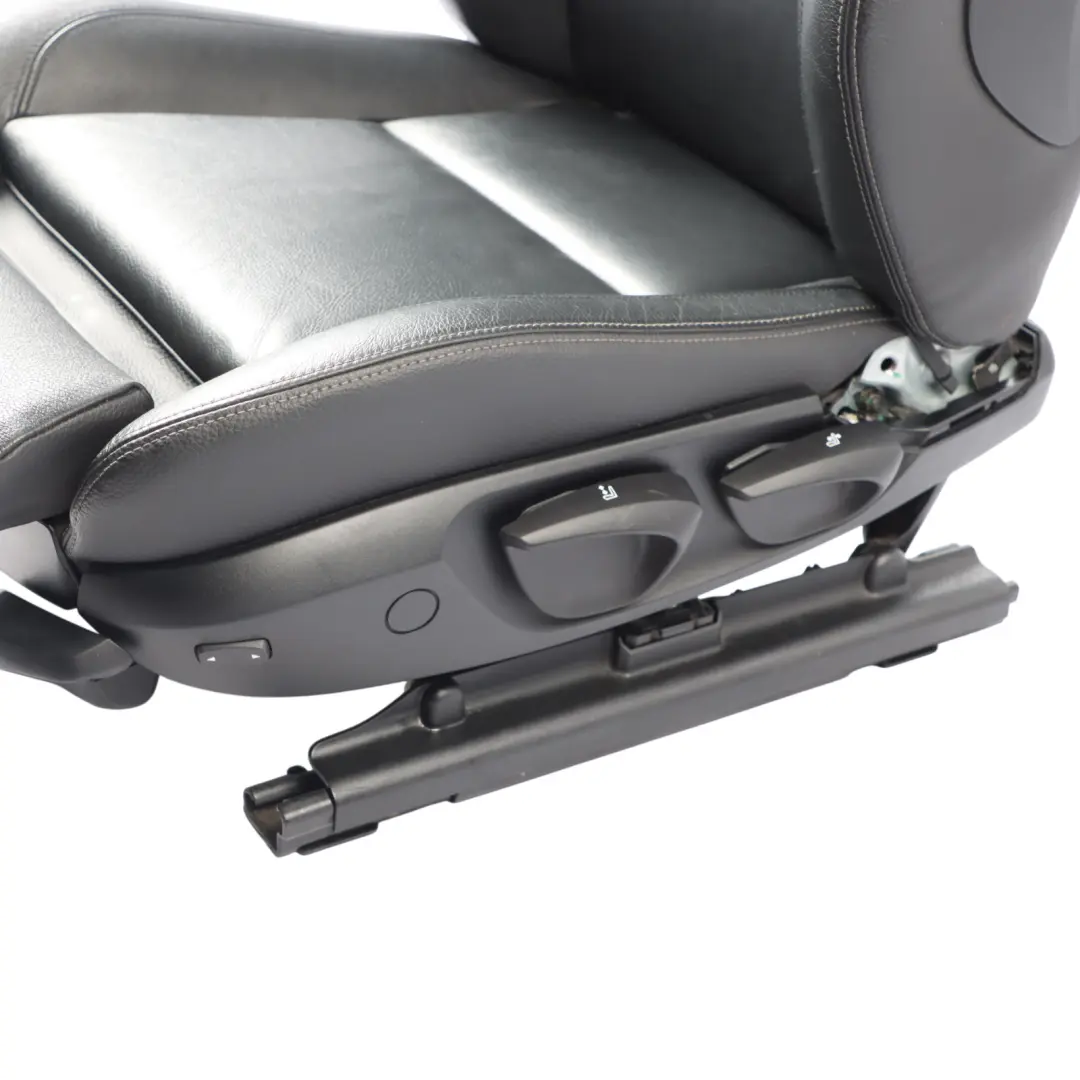 BMW E90 E91 LCI M Sport Schwarz Leder Vorne Links Interieur Sitz