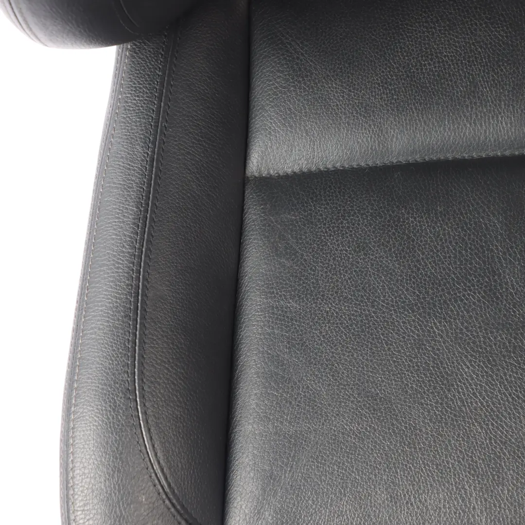 BMW E90 E91 LCI M Sport Schwarz Leder Vorne Links Interieur Sitz