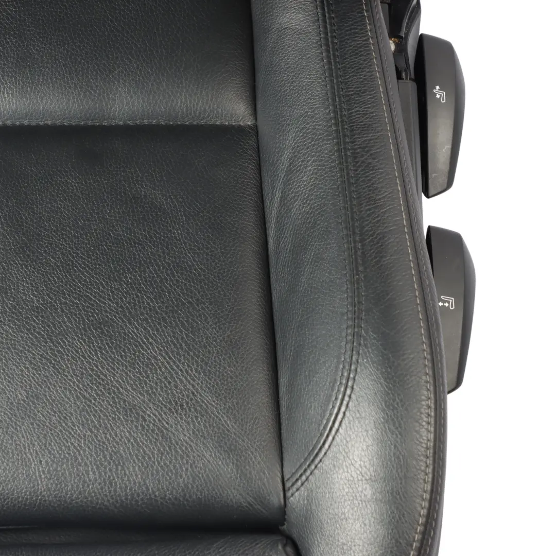 BMW E90 E91 LCI M Sport Schwarz Leder Vorne Links Interieur Sitz