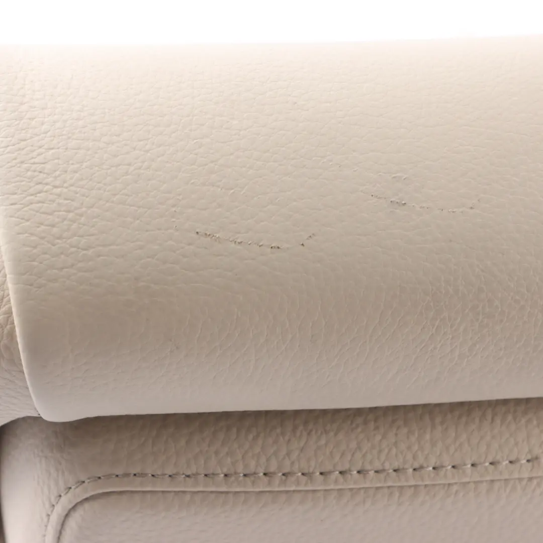 BMW E93 Convertible Seat Headrest Front Right O/S Head Rest Cream Beige Leather