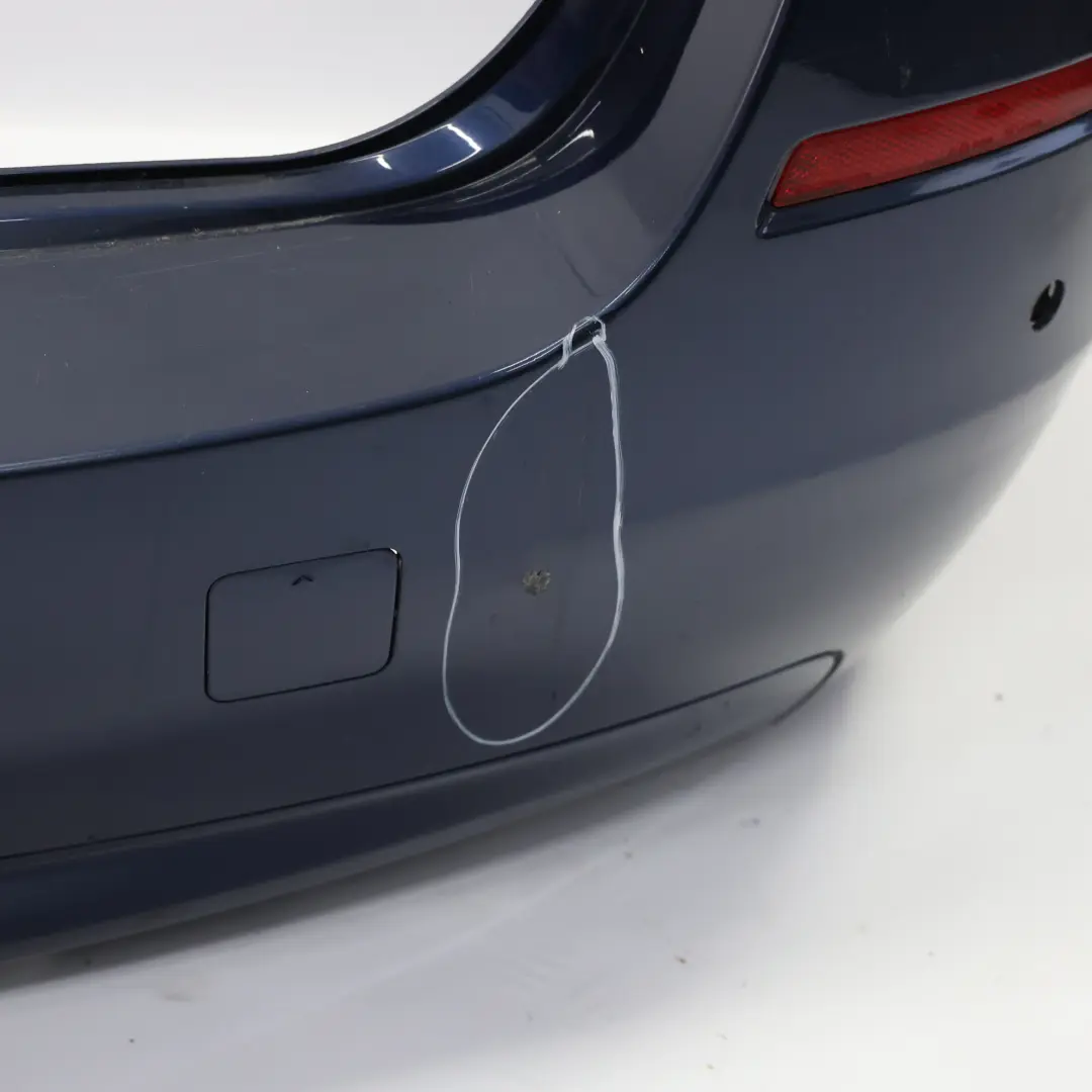 BMW F11 Touring Rear Bumper Panel PDC Covering Tiefseeblau Deep Sea Blue - A76