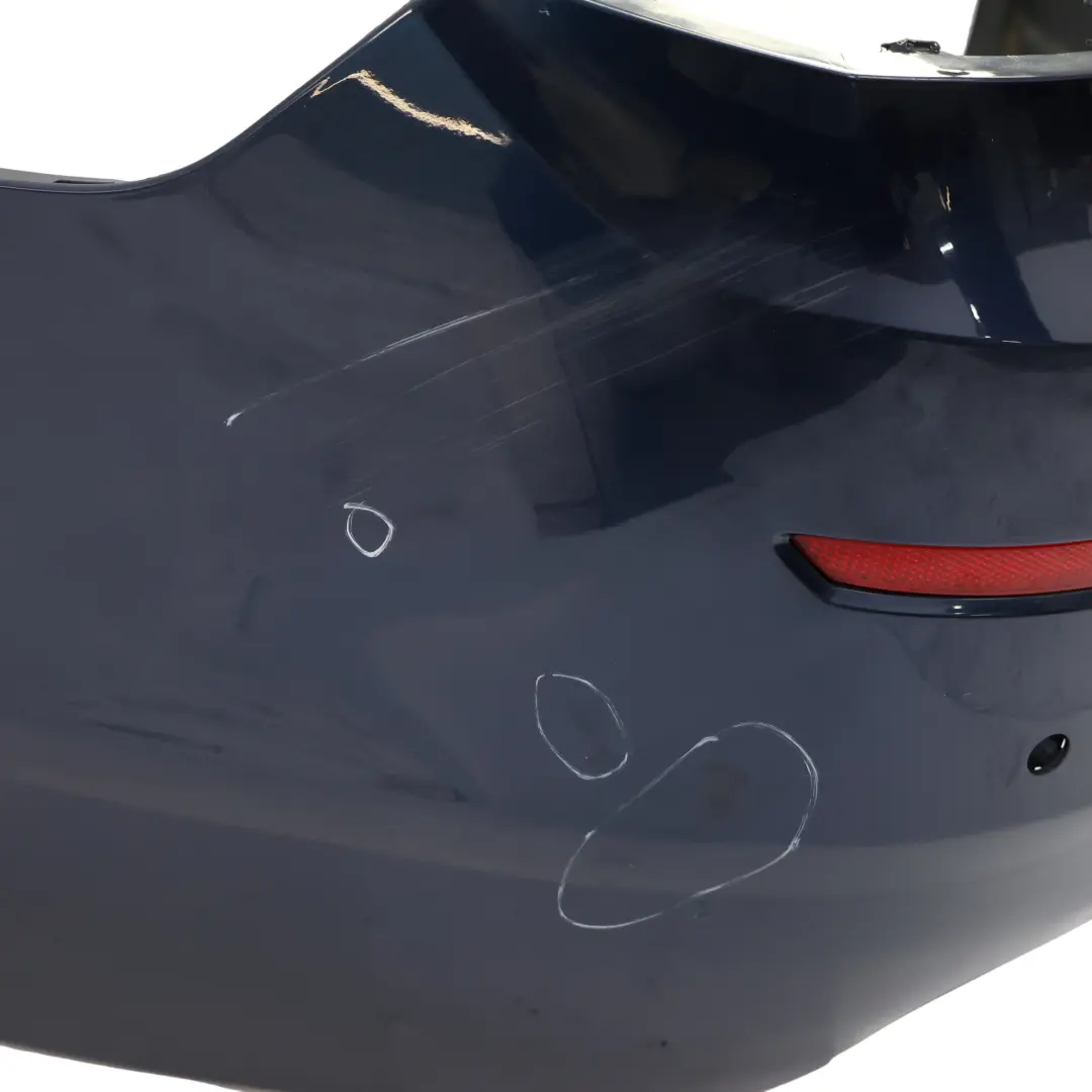 BMW F11 Touring Rear Bumper Panel PDC Covering Tiefseeblau Deep Sea Blue - A76