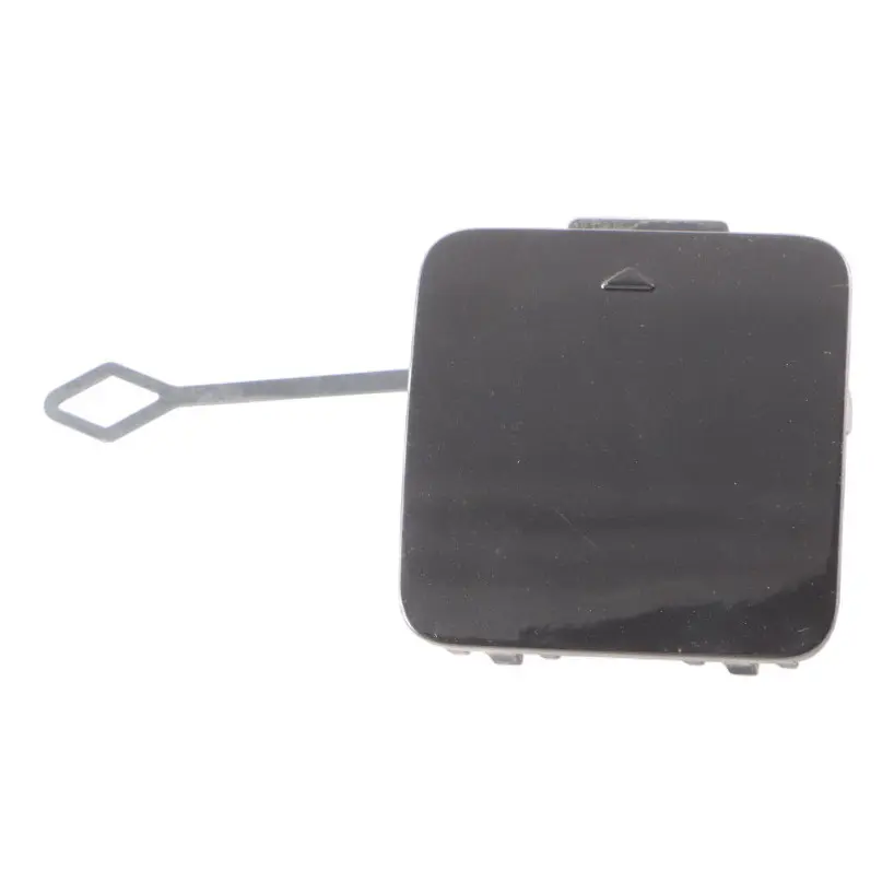 BMW F11 Rear Bumper Towing Eye Cover Cap Black Sapphire Metallic - 475 7207121