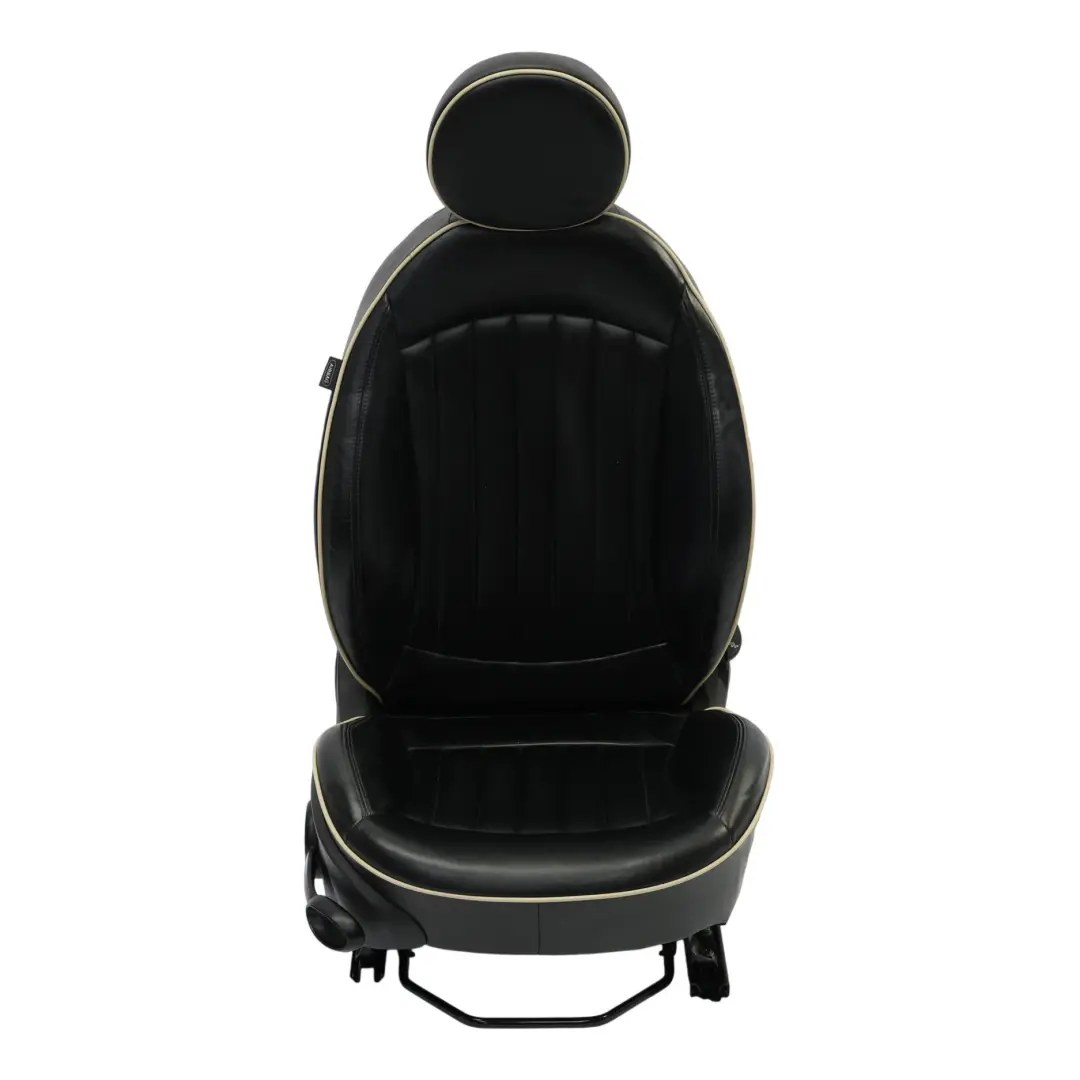 Front Sport Seat Mini R55 R56 Right Side O/S Heated Black Leather Lounge