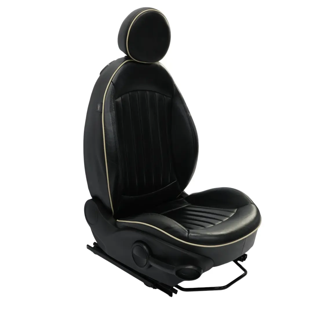 Front Sport Seat Mini R55 R56 Right Side O/S Heated Black Leather Lounge