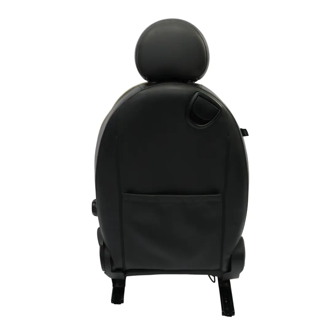 Front Sport Seat Mini R55 R56 Right Side O/S Heated Black Leather Lounge