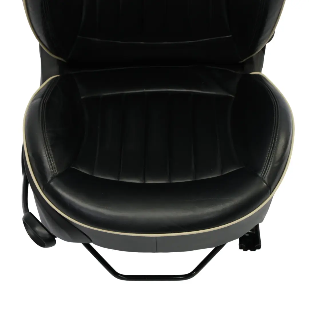 Front Sport Seat Mini R55 R56 Right Side O/S Heated Black Leather Lounge