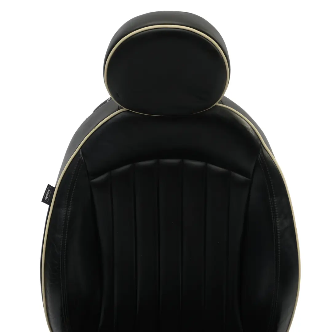 Front Sport Seat Mini R55 R56 Right Side O/S Heated Black Leather Lounge