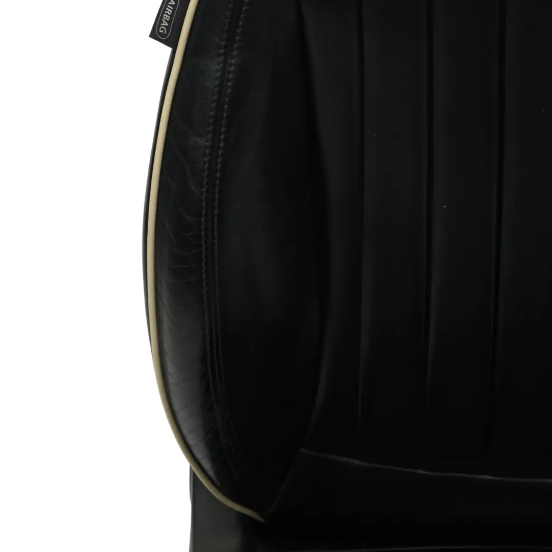 Front Sport Seat Mini R55 R56 Right Side O/S Heated Black Leather Lounge