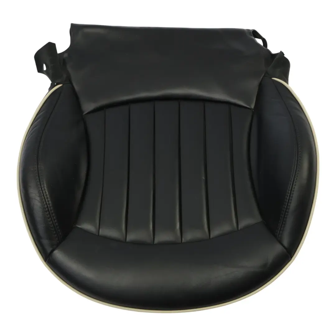 Mini Cooper One R56 Front Seat Base Cover Cushion Heated Leather Black