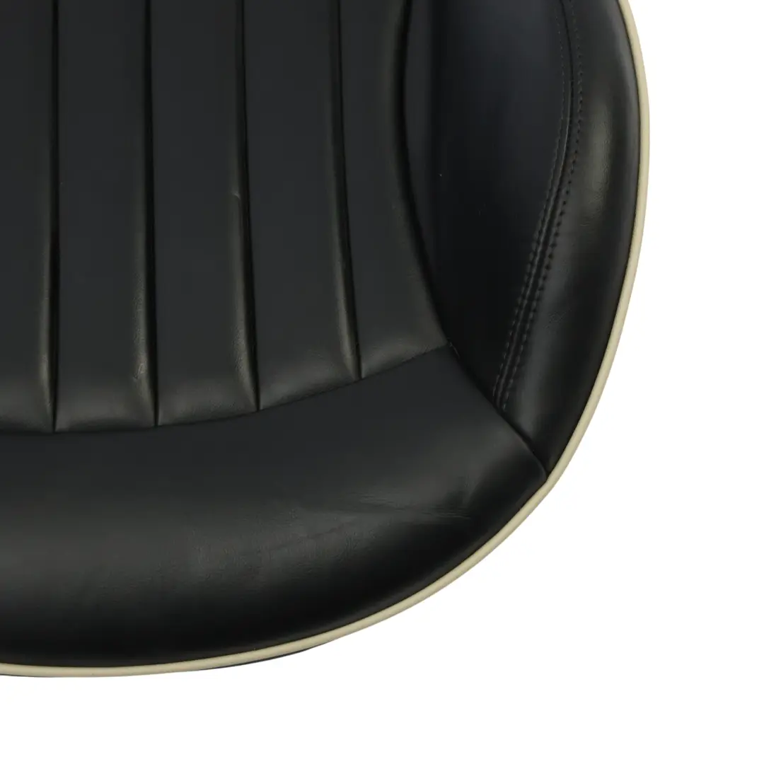 Mini Cooper One R56 Front Seat Base Cover Cushion Heated Leather Black