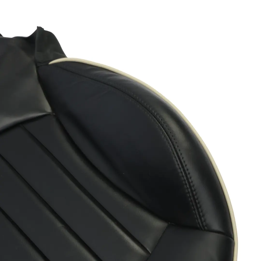 Mini Cooper One R56 Front Seat Base Cover Cushion Heated Leather Black