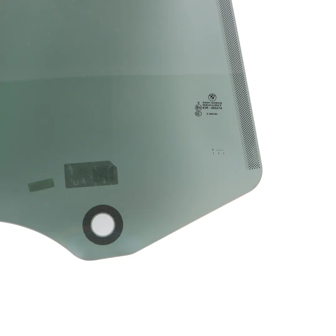 BMW F06 Gran Coupe Side Window Door Glass Rear Right O/S Green 7276970