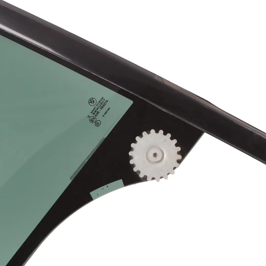 BMW F06 Gran Coupe Side Fixed Window Glass Rear Right O/S Green 7276972