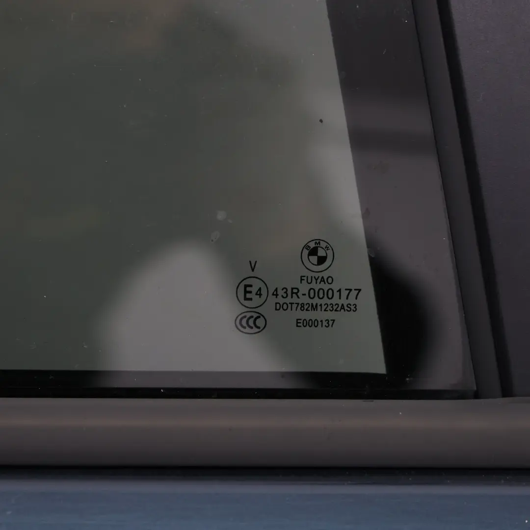 BMW F20 Door Rear Right O/S Midnight Blue Metallic - B38