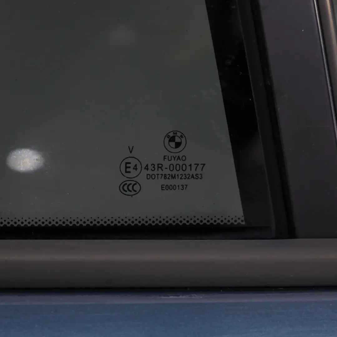 BMW F20 Door Rear Right O/S Midnight Blue Metallic - B38