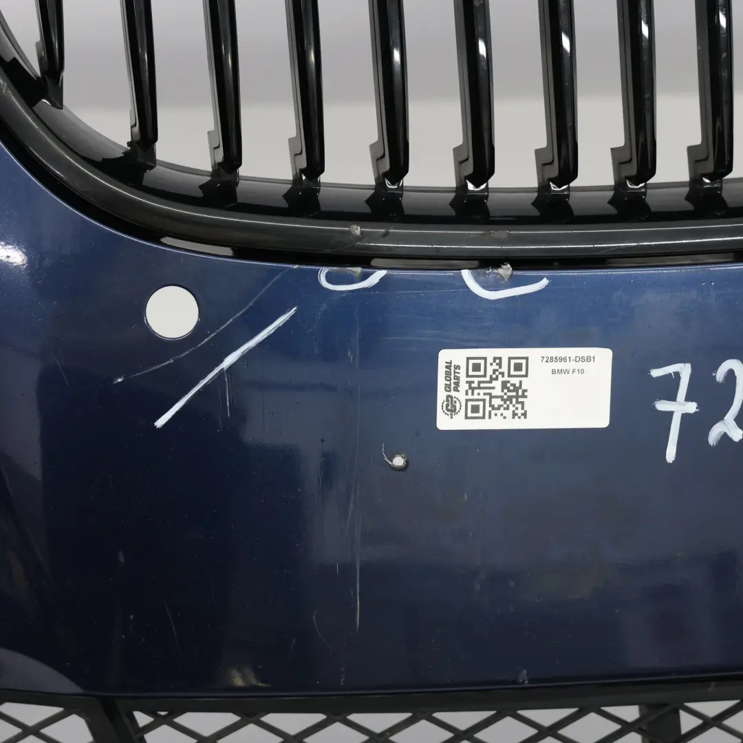 BMW F10 F11 Front Bumper Trim Panel Tiefseeblau Deep Sea Blue Metallic - A76 