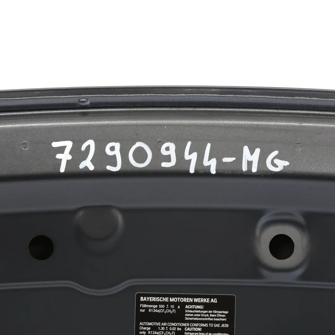 BMW F30 F32 Maska Pokrywa Silnika Mineralgrau Szary Metalik - B39