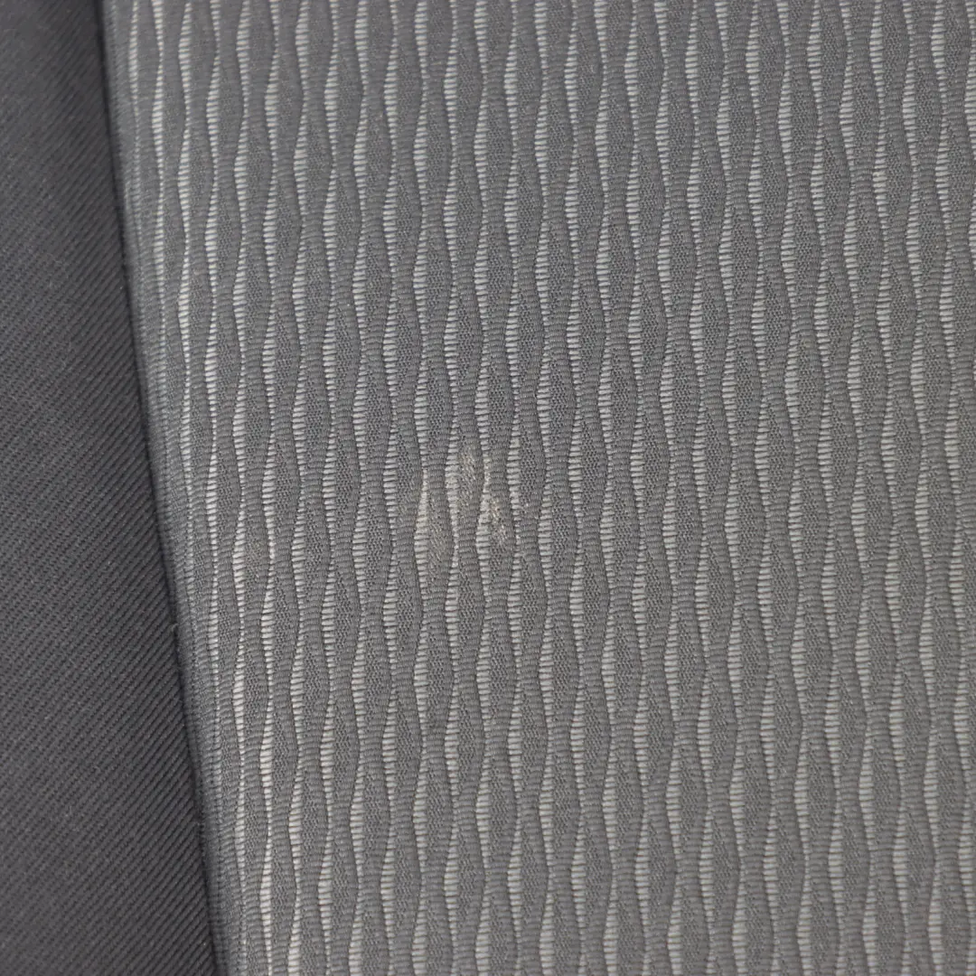 BMW F20 Rear Seat Bench Couch Sofa Cloth Fabric Anthracite Black