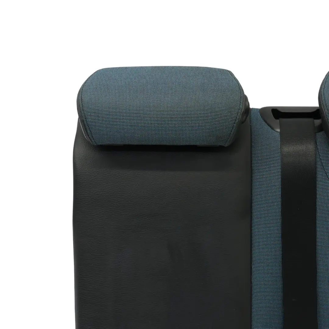 BMW F20 F21 Rear Seat Backrest Cover Left N/S Cloth Leather Metro Blue Black
