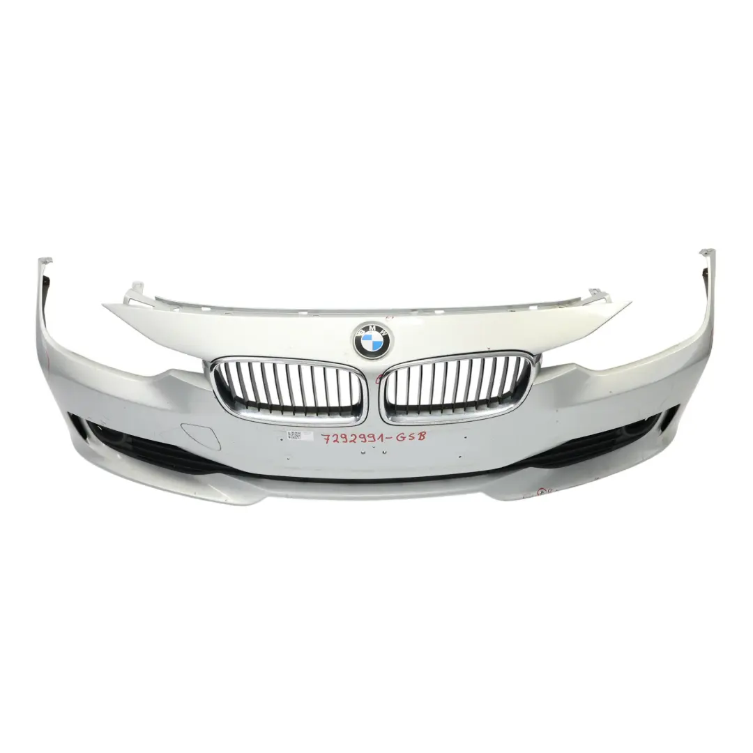Front Bumper BMW F30 F31 Trim Panel Covering Glacier Silber Metallic - A83