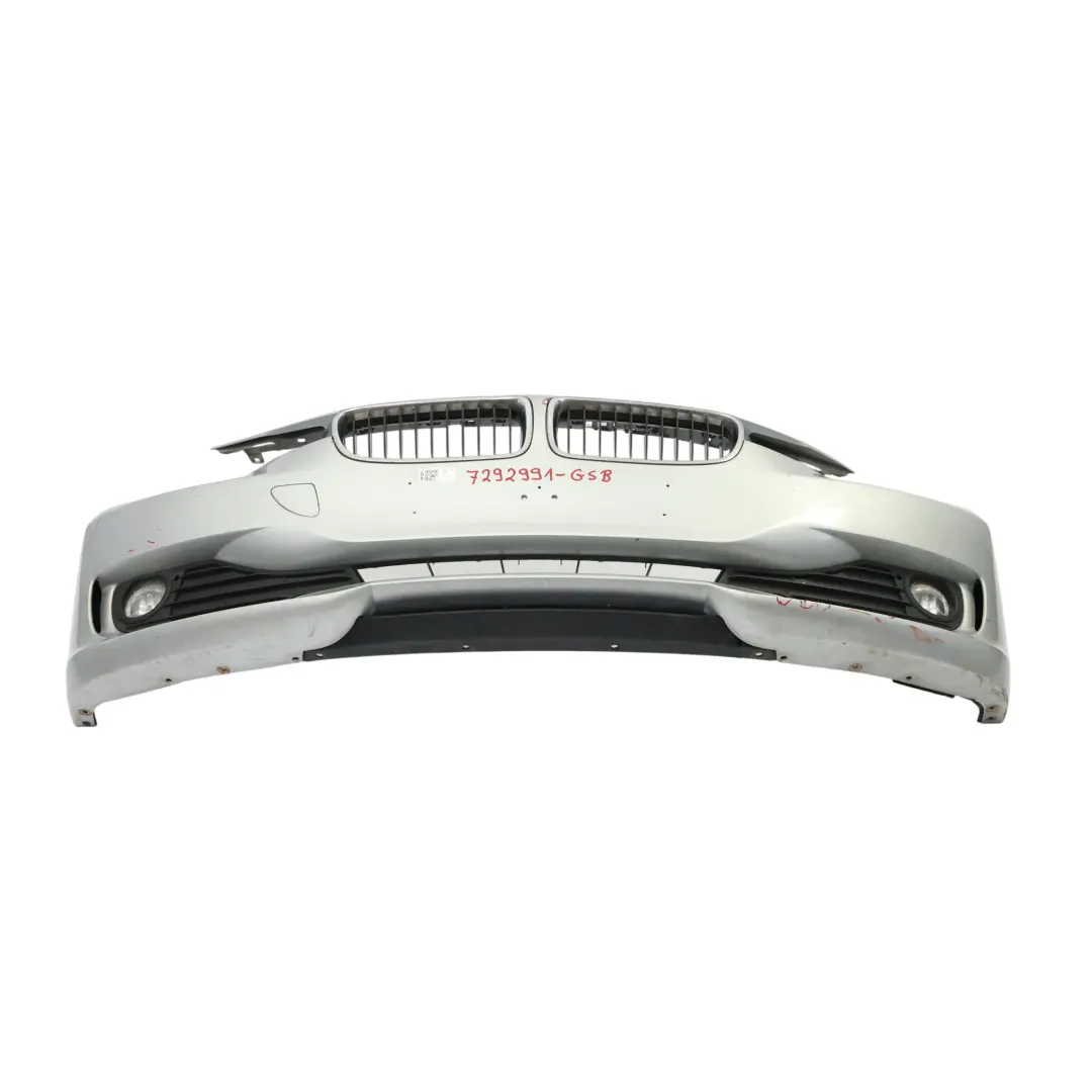 Front Bumper BMW F30 F31 Trim Panel Covering Glacier Silber Metallic - A83