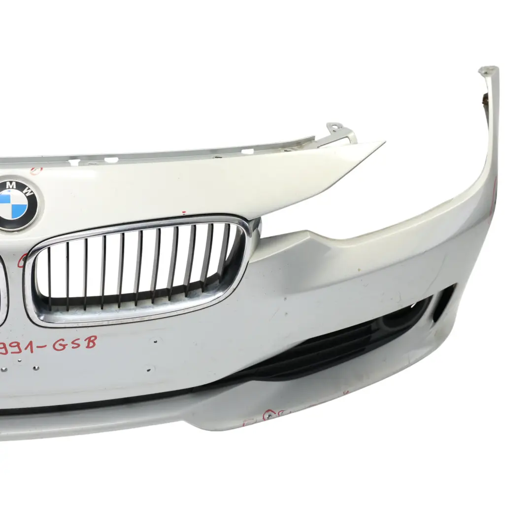 Front Bumper BMW F30 F31 Trim Panel Covering Glacier Silber Metallic - A83