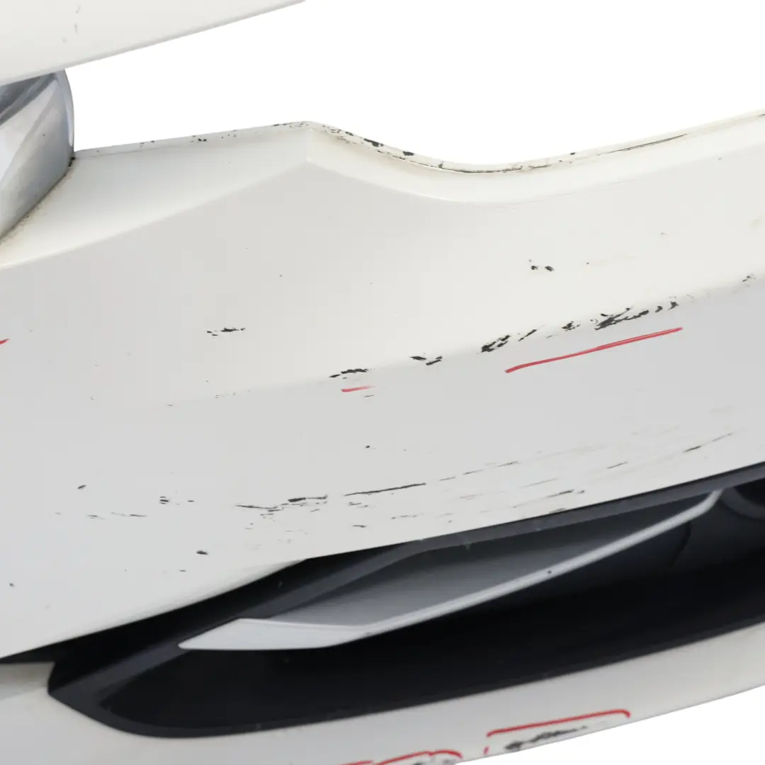 BMW F30 F31 Front Bumper Lines Trim Panel Alpinweiss 3 White - 300