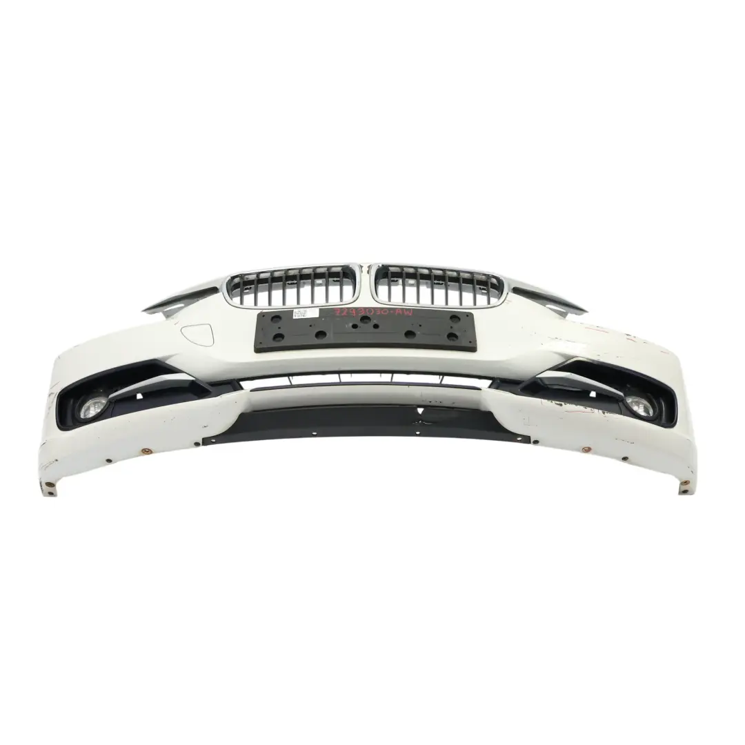 BMW F30 F31 Front Bumper Lines Trim Panel Alpinweiss 3 White - 300
