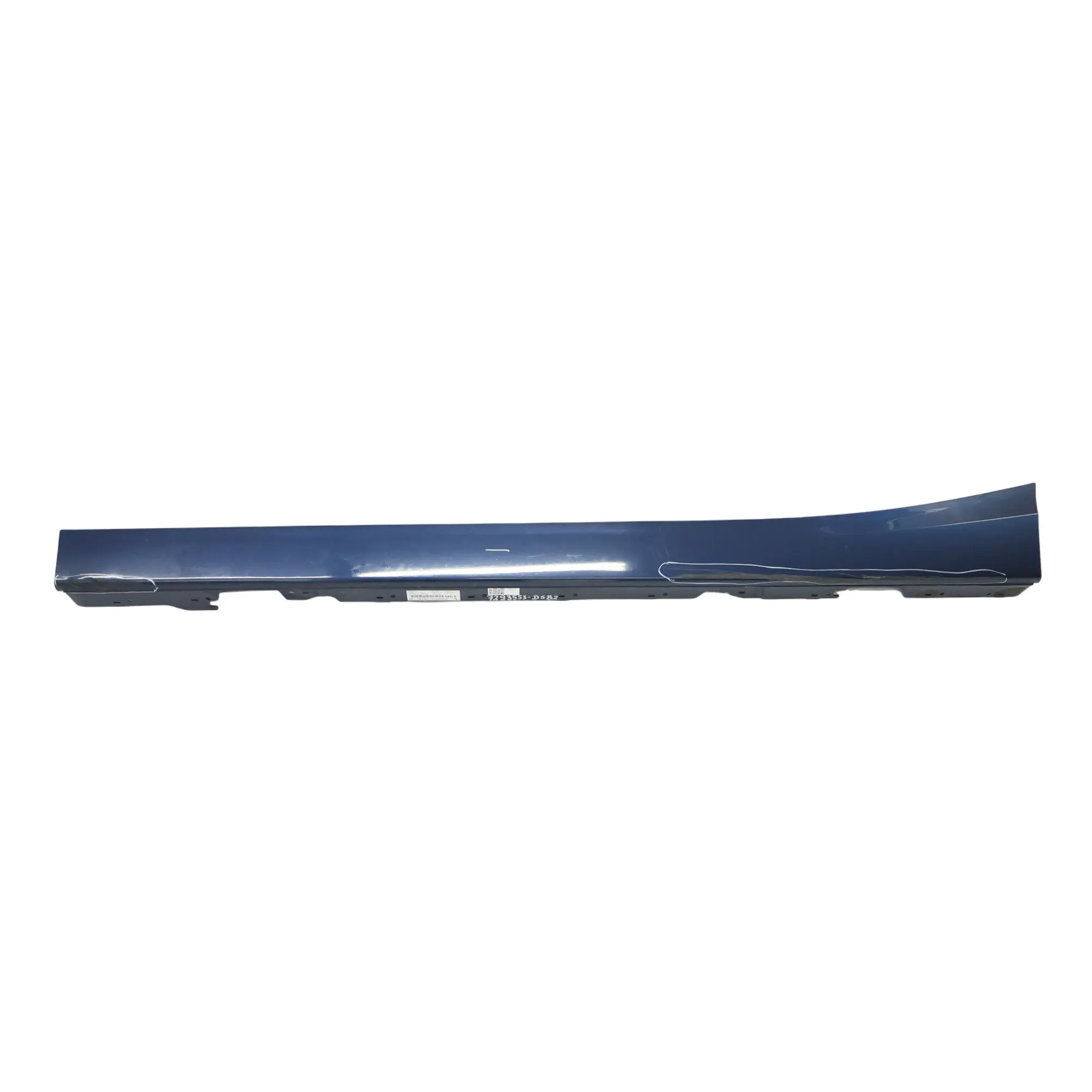 BMW F20 Side Skirt Door Sill Strip Covering Left N/S Tiefseeblau Blue - A76