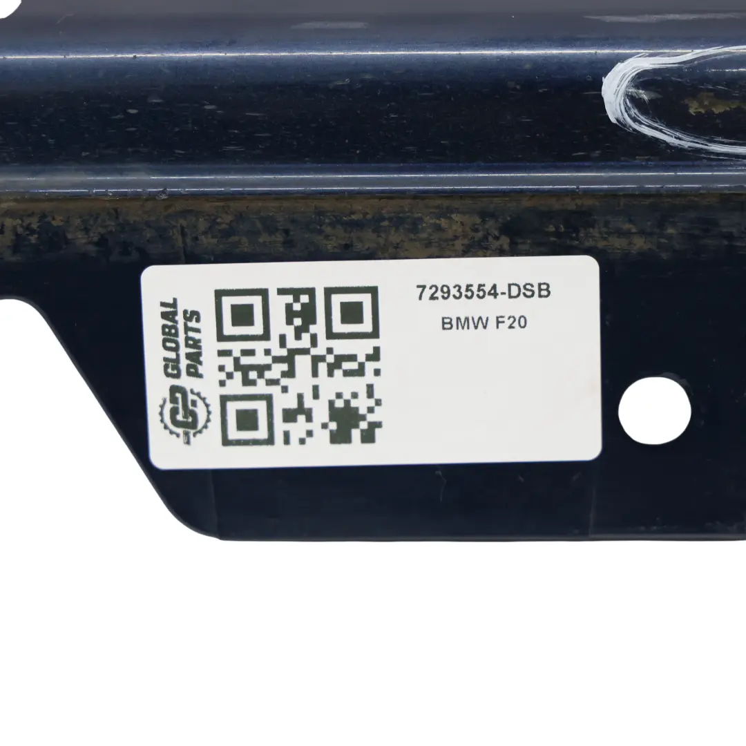 BMW F20 Faldón lateral Sill Strip Derecha Tiefseeblau Metallic - A76